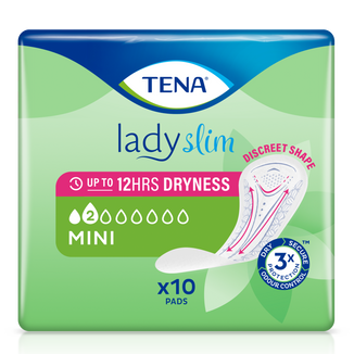 Tena Lady Slim, wkładki urologiczne, Mini, 10 sztuk Tena Lady Slim, wkładki urologiczne, Mini, 10 sztuk - zdjęcie produktu