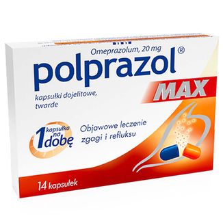 Polprazol Max 20 mg, 14 kapsułek - zdjęcie produktu