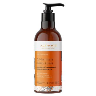 Alkmie Rise and Shine, żel do mycia ciała i twarzy, 250 ml - zdjęcie produktu