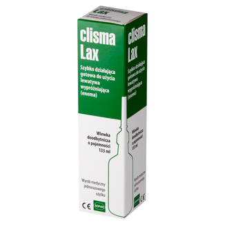 Clisma Lax, lewatywa wypróżniająca (enema), wlewka doodbytnicza, 133 ml USZKODZONE OPAKOWANIE - zdjęcie produktu