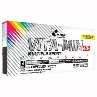 Olimp Vita-Min Multiple Sport 40+, 60 kapsułek USZKODZONE OPAKOWANIE - zdjęcie produktu