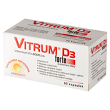 Vitrum D3 Forte, witamina D 2000 j.m., 60 kapsułek - miniaturka zdjęcia produktu