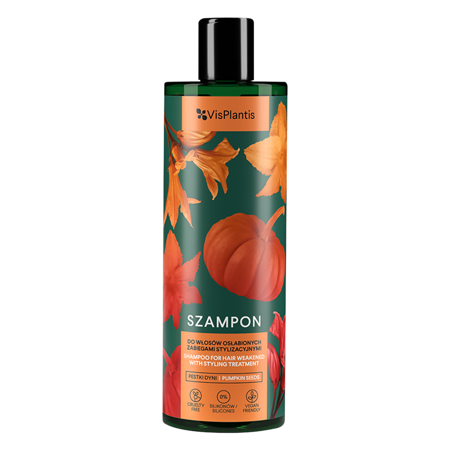 Vis Plantis Vis Plantis Herbal Vital Care, szampon do włosów osłabionych zabiegami stylizacyjnymi, 400 ml