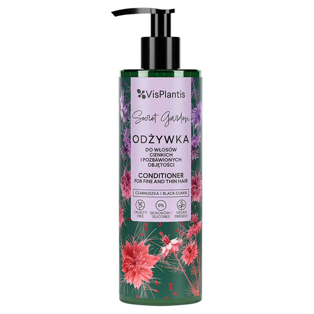 Vis Plantis Vis Plantis Herbal Vital Care, odżywka do włosów cienkich i pozbawionych objętości, 400 ml