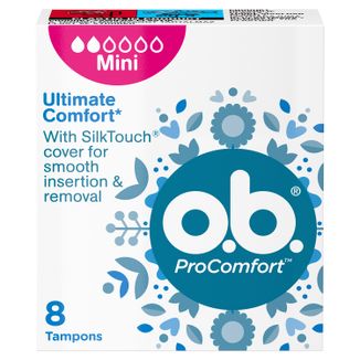 O.B. ProComfort, tampony higieniczne, Mini, 8 sztuk - zdjęcie produktu