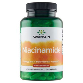 Swanson Niacinamide, niacyna 250 mg, 250 kapsułek KRÓTKA DATA - zdjęcie produktu