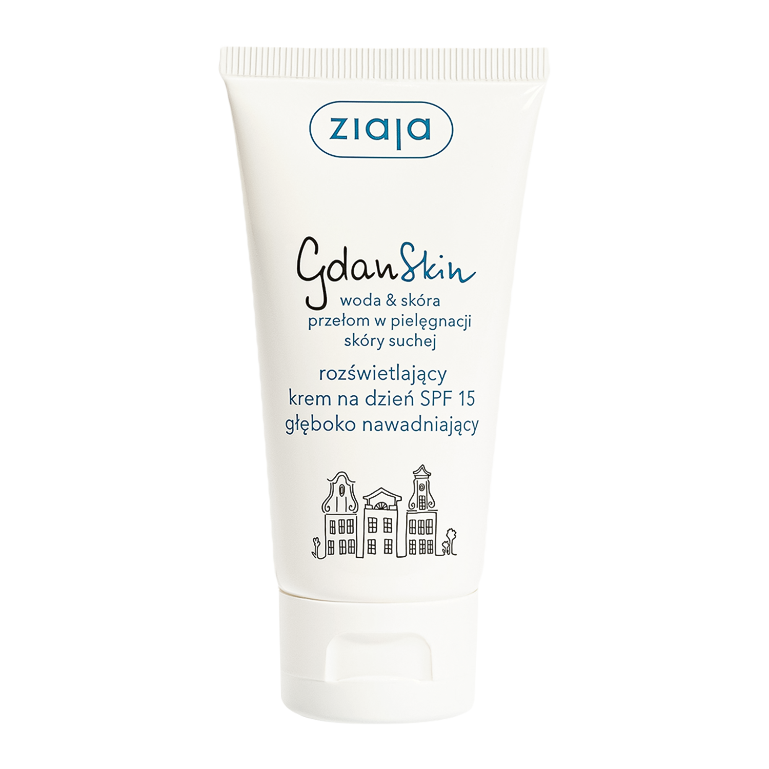 Nieznana Ziaja GdanSkin, krem rozświetlający do twarzy SPF 15, na dzień, 50 ml