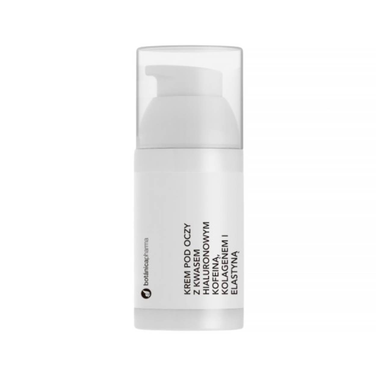 Botanicapharma Botanicapharma, krem pod oczy z kwasem hialuronowym, kofeiną, kolagenem i elastyną, 30 ml