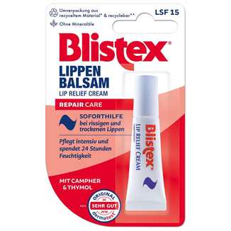 Blistex Repair Care Lip Relief Cream, balsam do ust, SPF 15, 6 ml - zdjęcie produktu