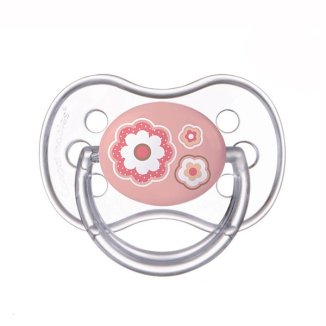 Canpol, smoczek silikonowy, anatomiczny, Newborn Baby, rozmiar C, po 18 miesiącu, różowy, 1 sztuka - zdjęcie produktu