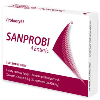 Sanprobi 4 Enteric, 20 kapsułek - zdjęcie produktu