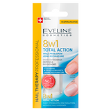 Eveline Cosmetics Nail Therapy Professional, odżywka do paznokci 8w1, 12 ml - miniaturka zdjęcia produktu
