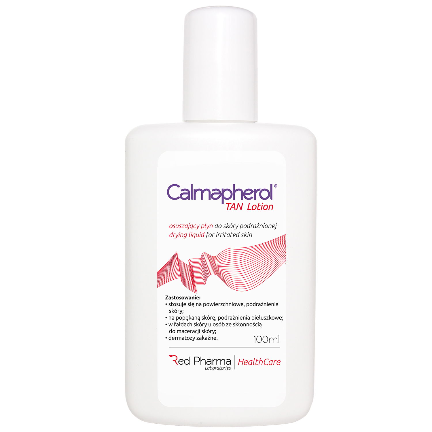 Nieznana Calmapherol Tan Lotion, osuszający płyn do skóry podrażnionej, 100 ml — Składniki i ocena
