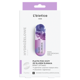 L'Biotica, płatki odmładzające pod oczy, ze śluzem ślimaka, 6 sztuk - miniaturka zdjęcia produktu