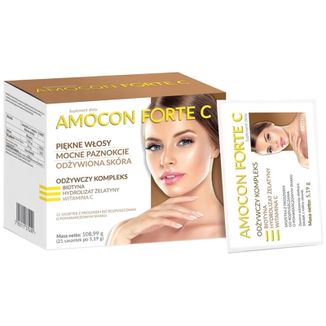 Amocon Forte C, smak pomarańczowy, 5,19 g x 21 saszetek - zdjęcie produktu