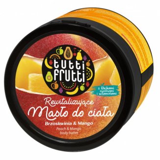 Farmona Tutti Frutti, rewitalizujące masło do ciała, brzoskwinia-mango, 200 ml - zdjęcie produktu