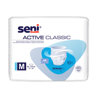 Seni Active Classic, majtki chłonne, Medium, 80-110 cm, 10 sztuk - zdjęcie produktu