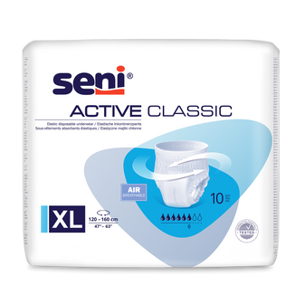 Seni Active Classic, majtki chłonne, Extra Large, 120-160 cm, 10 sztuk - zdjęcie produktu