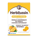 Herbitussin Miód i Cytryna, 12 pastylek do ssania - miniaturka zdjęcia produktu