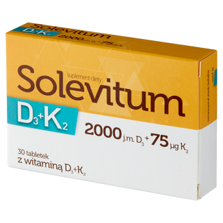 Solevitum D3 + K2, 30 tabletek - zdjęcie produktu