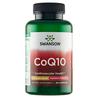 Swanson CoQ10, koenzym Q10 200 mg, 90 kapsułek Swanson CoQ10, koenzym Q10 200 mg, 90 kapsułek - zdjęcie produktu