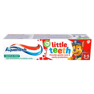 Aquafresh Little Teeth, pasta do zębów dla dzieci, 3-5 lat, Psi Patrol, 50 ml - zdjęcie produktu