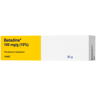 Betadine 100 mg/ml (10%), maść, 30 g (import równoległy) - zdjęcie produktu