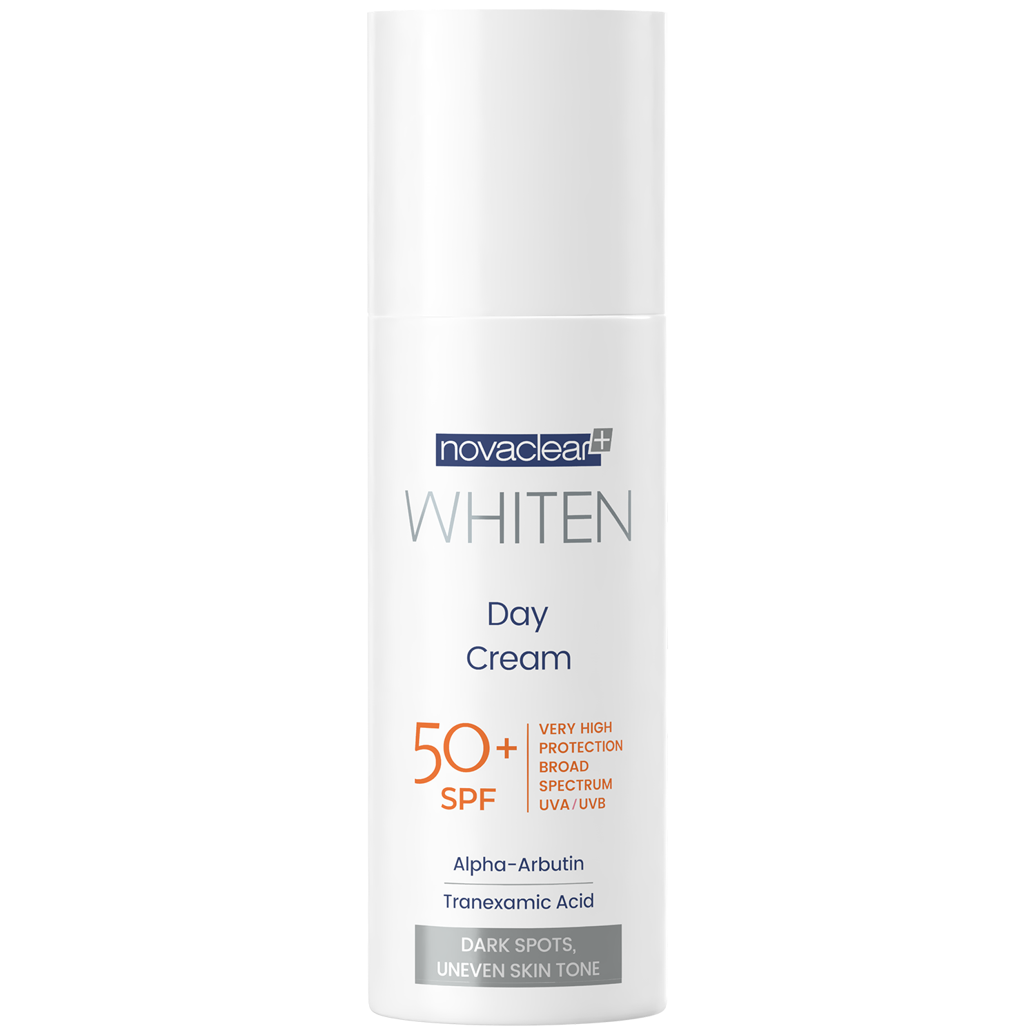 Novaclear Novaclear Whiten, Creme reduziert Pigmentflecken für den Tag mit Säure mit Tranexamsäure, SPF 50+, 50 ml — Inhaltsstoffe und Bewertung