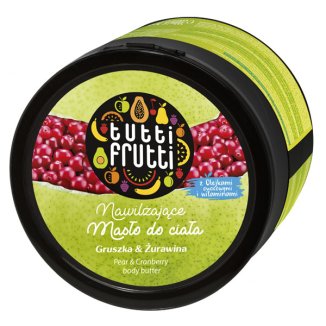 Farmona Tutti Frutti, nawilżające masło do ciała, Gruszka & Żurawina, 200 ml Farmona Tutti Frutti, nawilżające masło do ciała, Gruszka & Żurawina, 200 ml - zdjęcie produktu