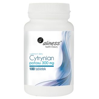 Aliness Cytrynian Potasu 300 mg, 100 tabletek vege - zdjęcie produktu