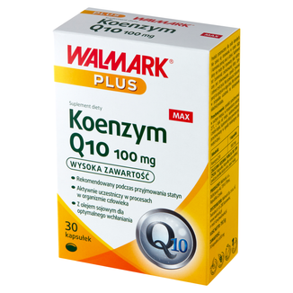 Walmark Koenzym Q-10 Max 100 mg, 30 kapsułek USZKODZONE OPAKOWANIE - zdjęcie produktu