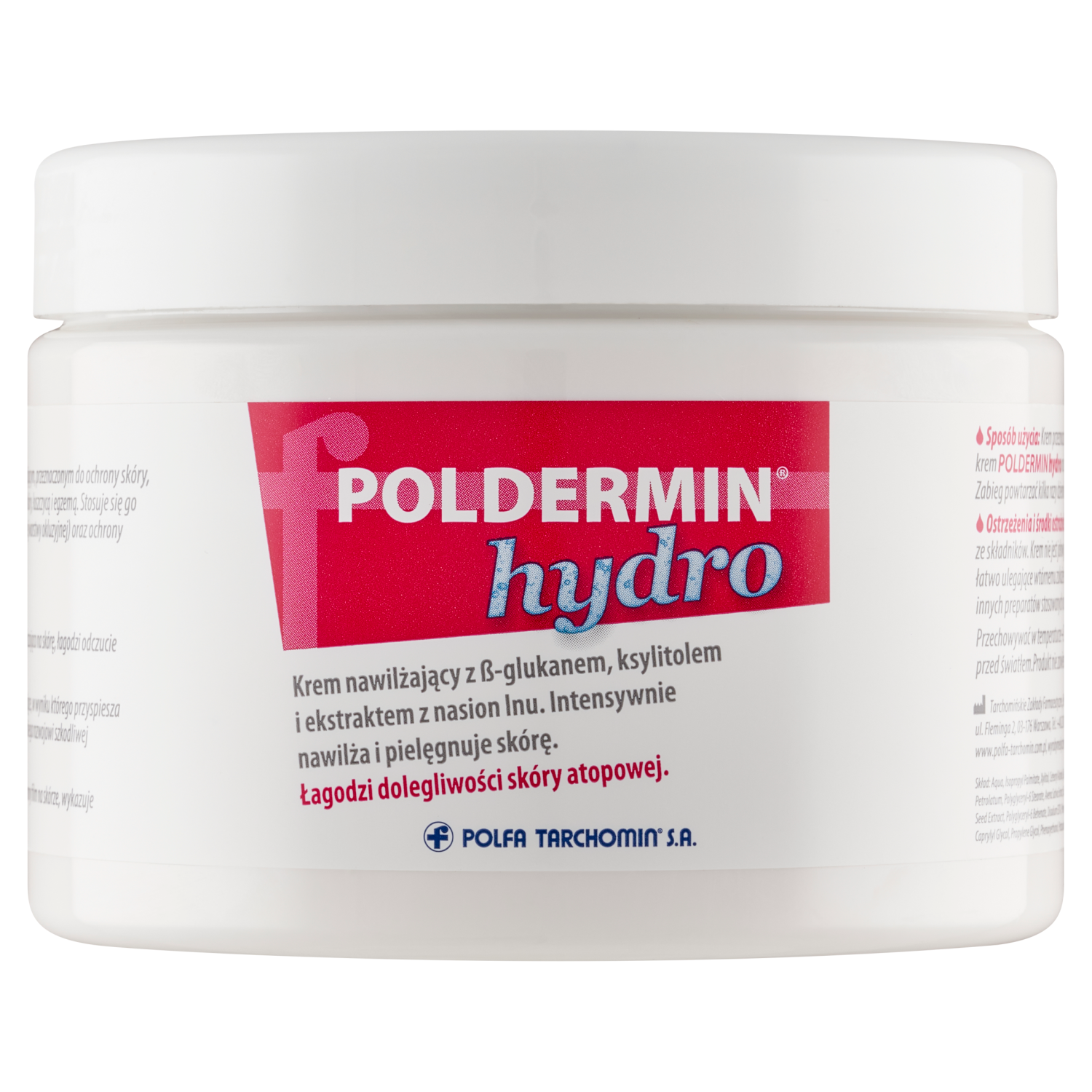 Nieznana Poldermin Hydro, Feuchtigkeitscreme, 500 ml — Inhaltsstoffe und Bewertung