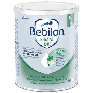 Bebilon Nenatal Home, dla niemowląt przedwcześnie urodzonych, 400 g - zdjęcie produktu