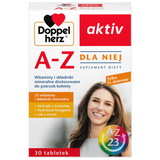 Doppelherz aktiv A-Z Dla Niej, 30 tabletek - miniaturka zdjęcia produktu