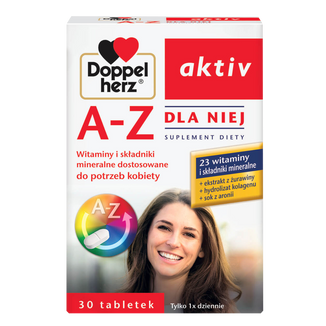 Doppelherz aktiv A-Z Dla Niej, 30 tabletek - zdjęcie produktu