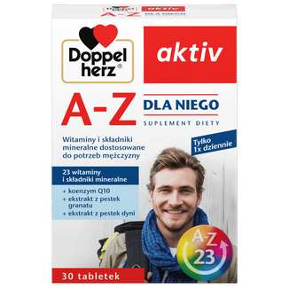 Doppelherz Aktiv A-Z Dla Niego, 30 tabletek - zdjęcie produktu