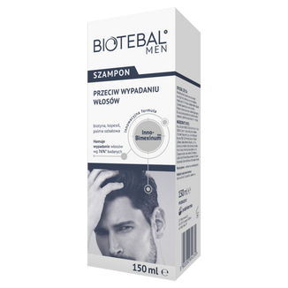 Biotebal Men, szampon przeciw wypadaniu włosów, 150 ml USZKODZONE OPAKOWANIE - zdjęcie produktu