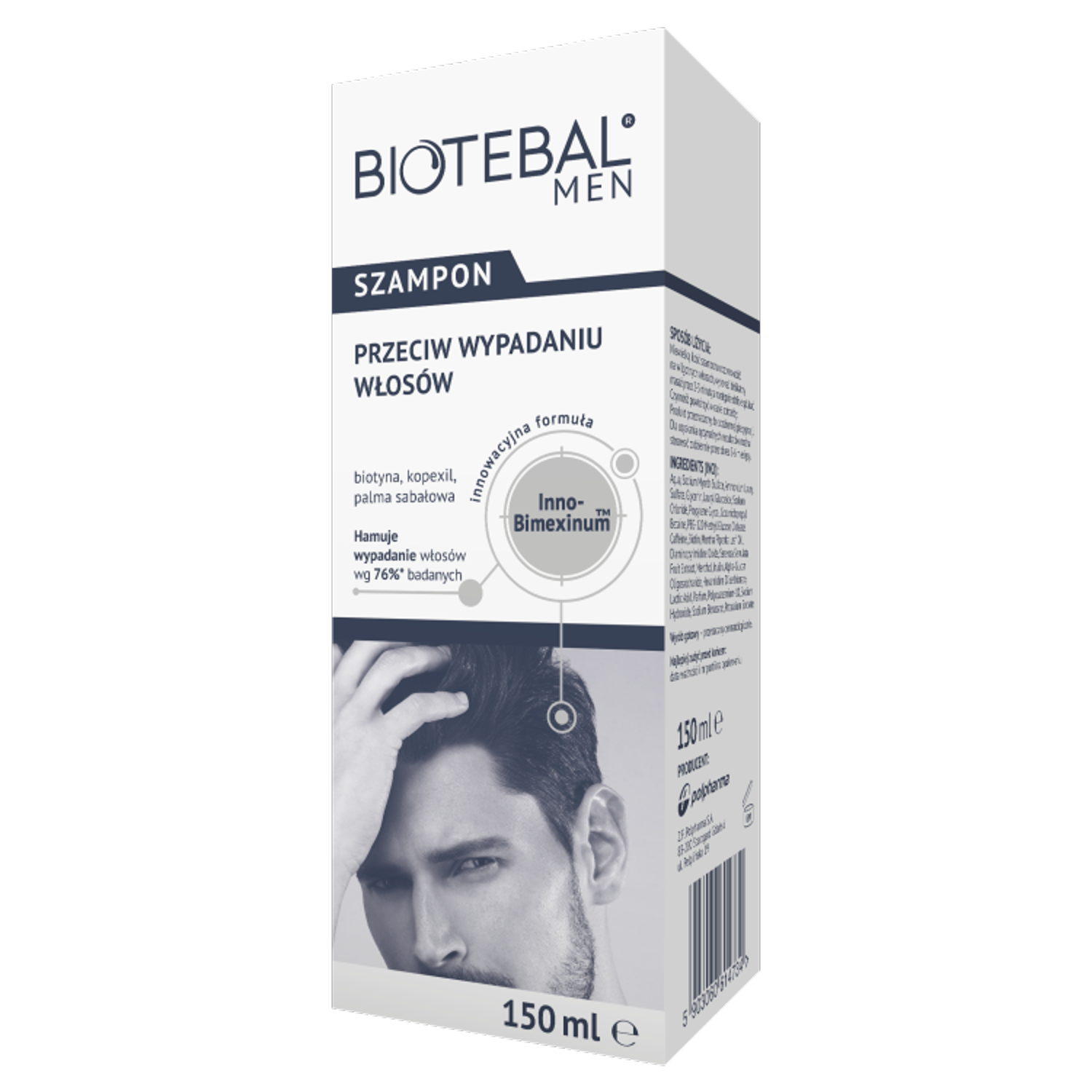 Biotebal Biotebal Men, Shampoo gegen Haarausfall, 150 ml — Inhaltsstoffe und Bewertung