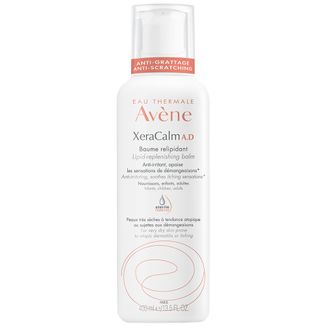 Avene XeraCalm A.D, balsam uzupełniający lipidy do twarzy i ciała, skóra sucha, atopowa i swędząca, 400 ml - zdjęcie produktu