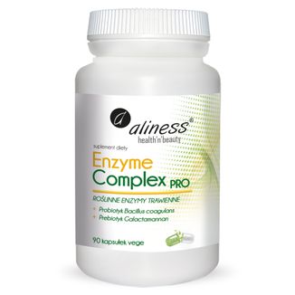 Aliness Enzyme Complex PRO, 90 kapsułek vege - zdjęcie produktu