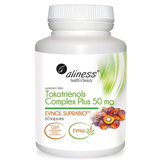 Aliness Tokotrienols Complex Plus 50 mg, 60 kapsułek - zdjęcie produktu