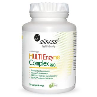 Aliness Multi Enzyme Complex Pro, 90 kapsułek vege - zdjęcie produktu