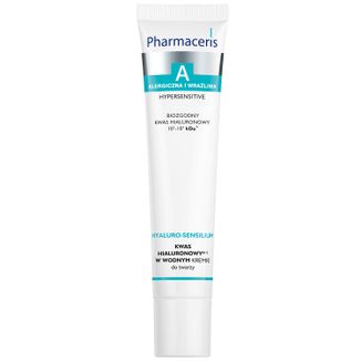 Pharmaceris A Hyaluro-Sensilium, kwas hialuronowy w wodnym kremie do twarzy, 40 ml - zdjęcie produktu