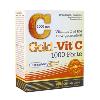 Olimp Gold-Vit C 1000 Forte, 60 kapsułek USZKODZONE OPAKOWANIE - zdjęcie produktu