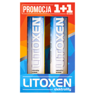 Litoxen Elektrolity, smak pomarańczowy, 2 x 20 tabletek musujących - zdjęcie produktu