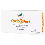 Cyclo 3 Fort 150 mg + 150 mg + 100 mg, 60 kapsułek USZKODZONE OPAKOWANIE - miniaturka zdjęcia produktu