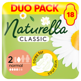 Naturella Classic, podpaski ze skrzydełkami, rumianek, Normal, 18 sztuk - miniaturka zdjęcia produktu