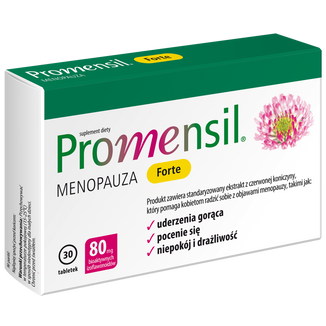 Promensil Forte Menopauza, 30 tabletek USZKODZONE OPAKOWANIE - zdjęcie produktu