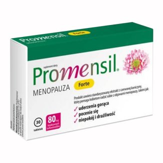 Promensil Forte Menopauza, 30 tabletek - zdjęcie produktu