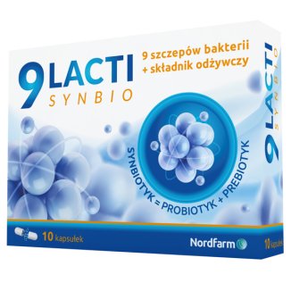 9 Lacti Synbio, 10 kapsułek - zdjęcie produktu